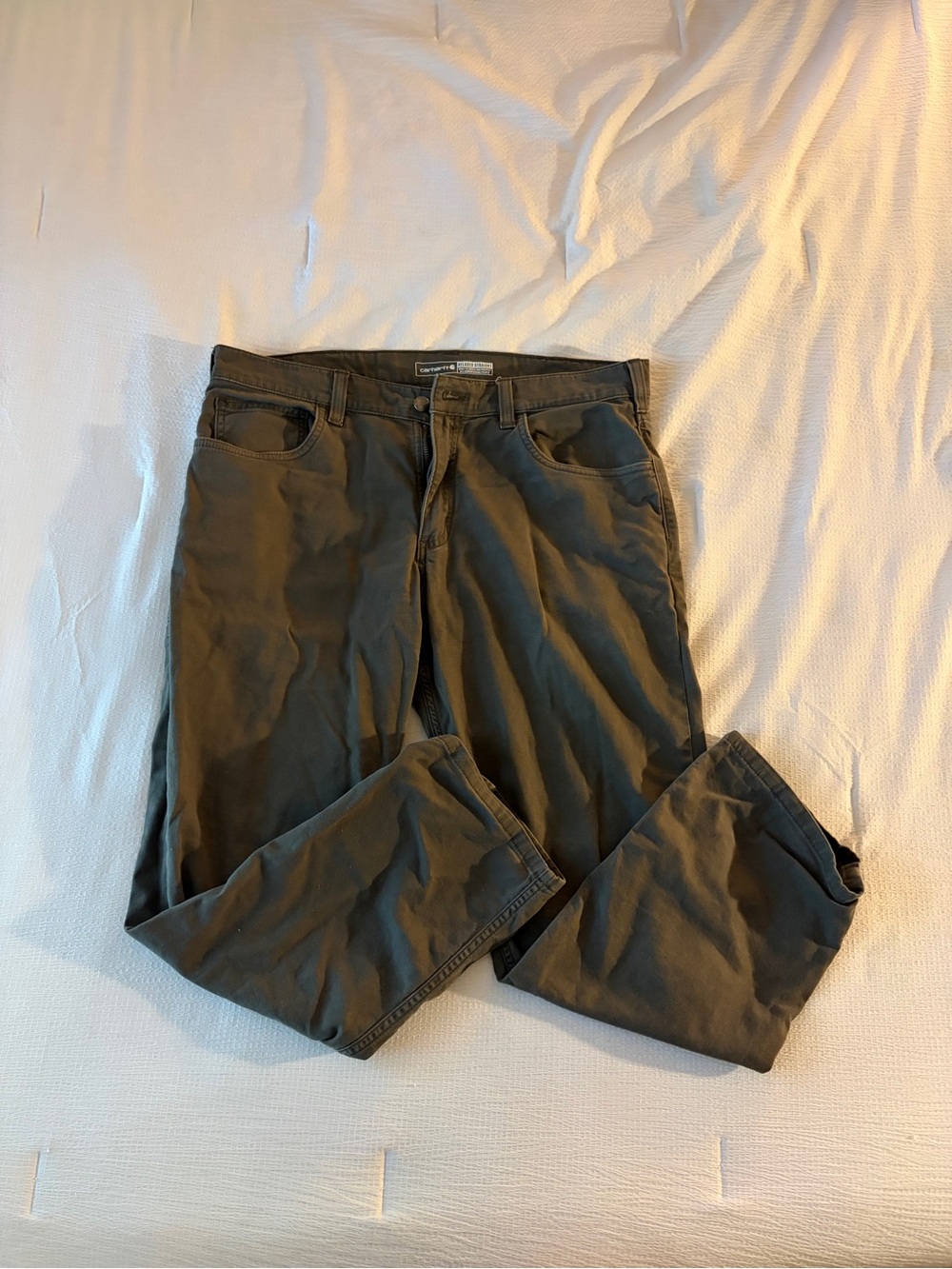 Carhartt Relaxed Straight Work Pants - Brown